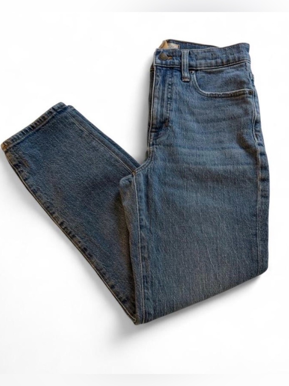 Madewell classic Straight-Leg Washed Blue women’s Jeans